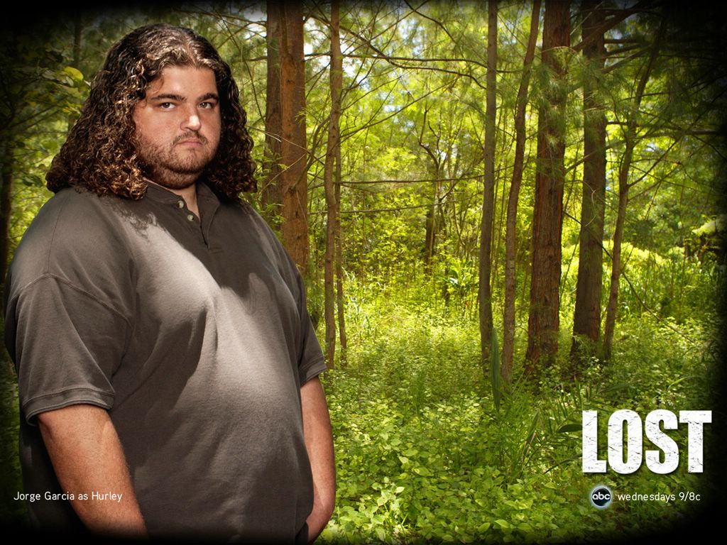 Jorge Garcia as Hurley fond ecran Jorge Garcia as Hurley
