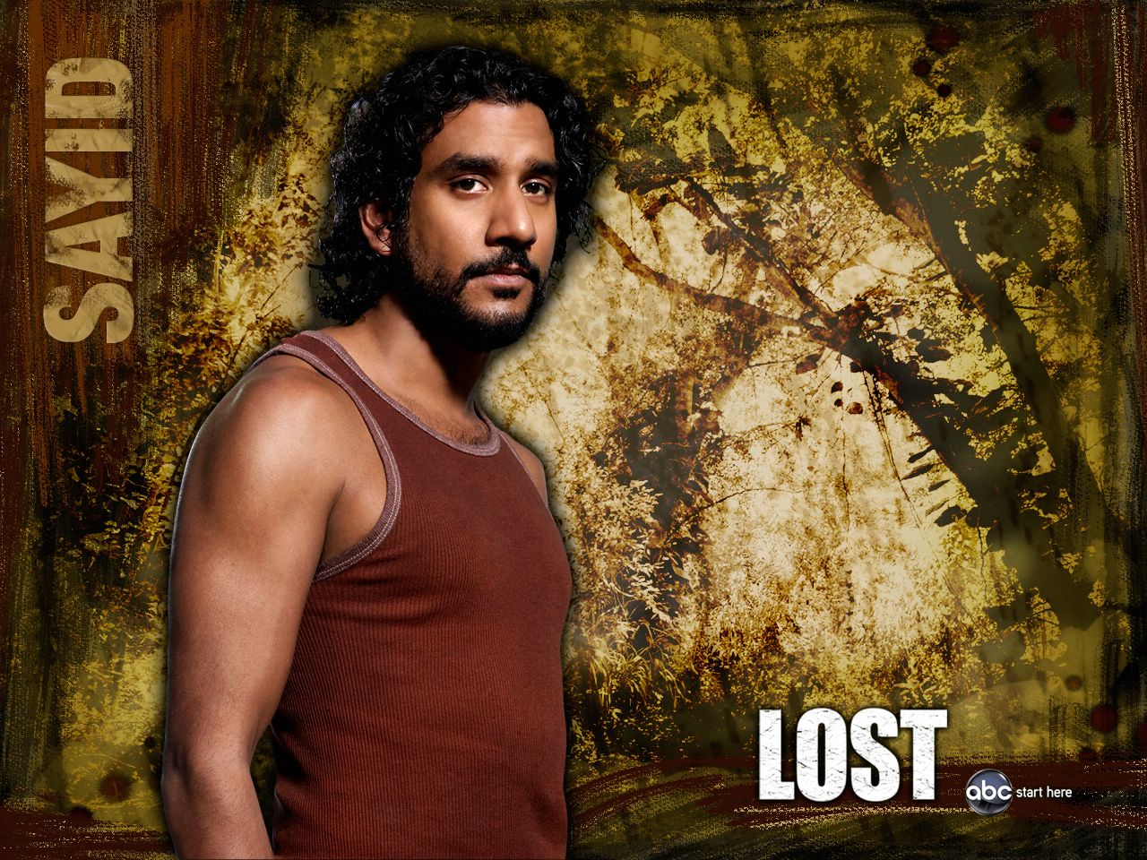 Lost saison 4: Sayid fond ecran Lost saison 4: Sayid