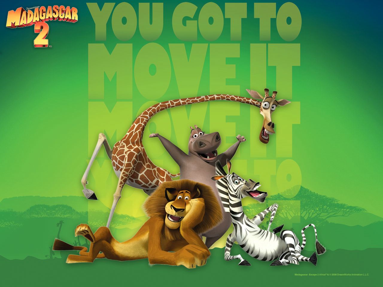 Madagascar 2 fond ecran Madagascar 2