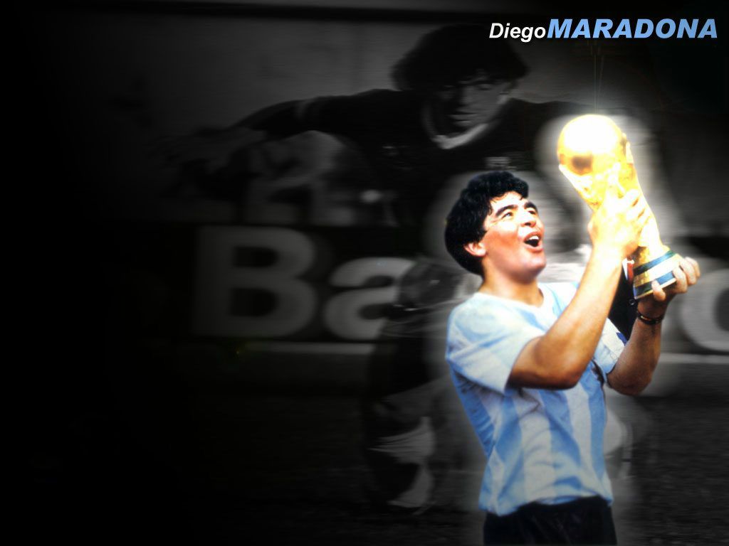 Diego Maradona fond ecran Diego Maradona