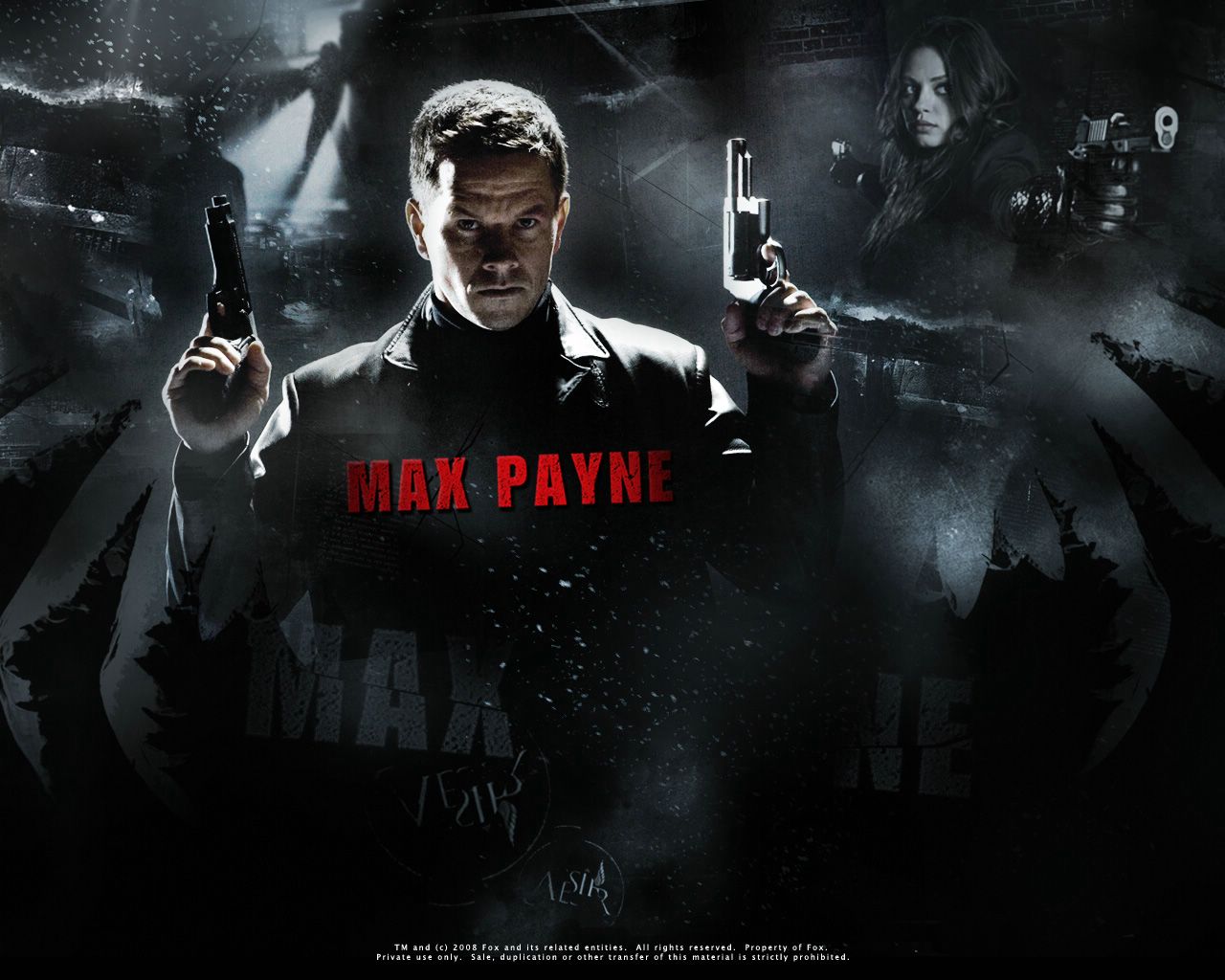 Max Payne fond ecran Max Payne