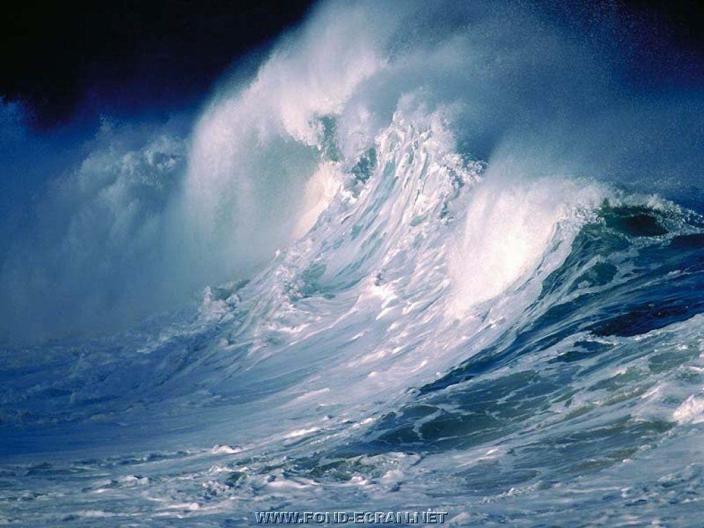 vague fond ecran vague