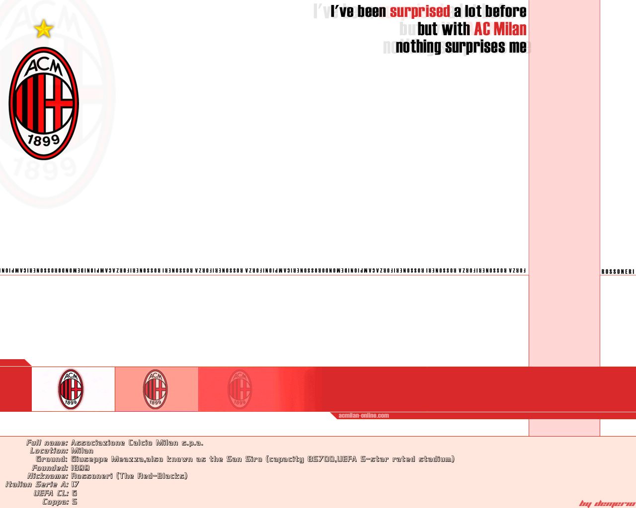 Milan AC fond ecran Milan AC