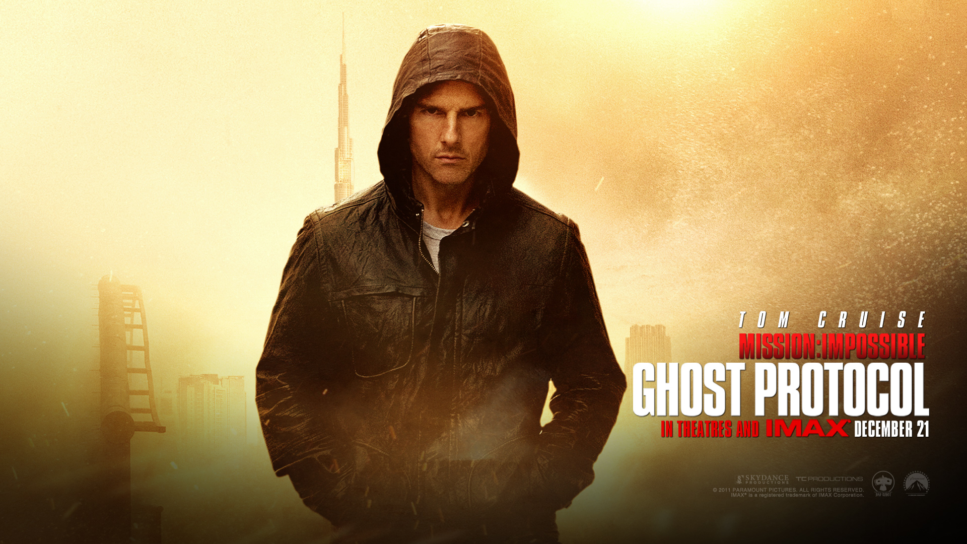 Mission Impossible 4 : Tom Cruise fond ecran Mission Impossible 4 : Tom Cruise