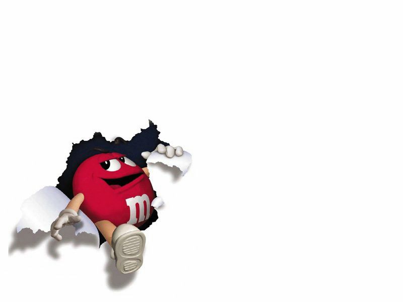 M&Ms rouge fond ecran M&Ms rouge