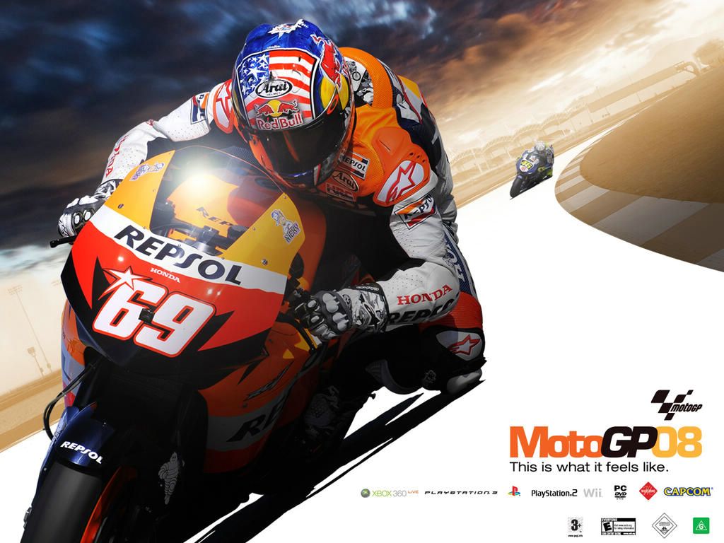 Moto GP 08 fond ecran Moto GP 08