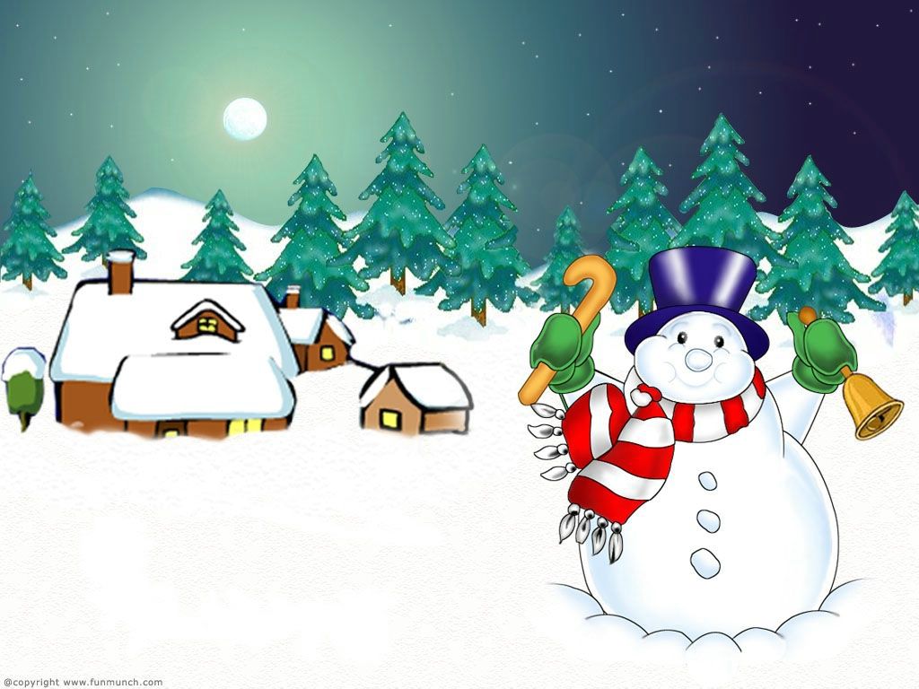 Bonhomme de Neige fond ecran Bonhomme de Neige