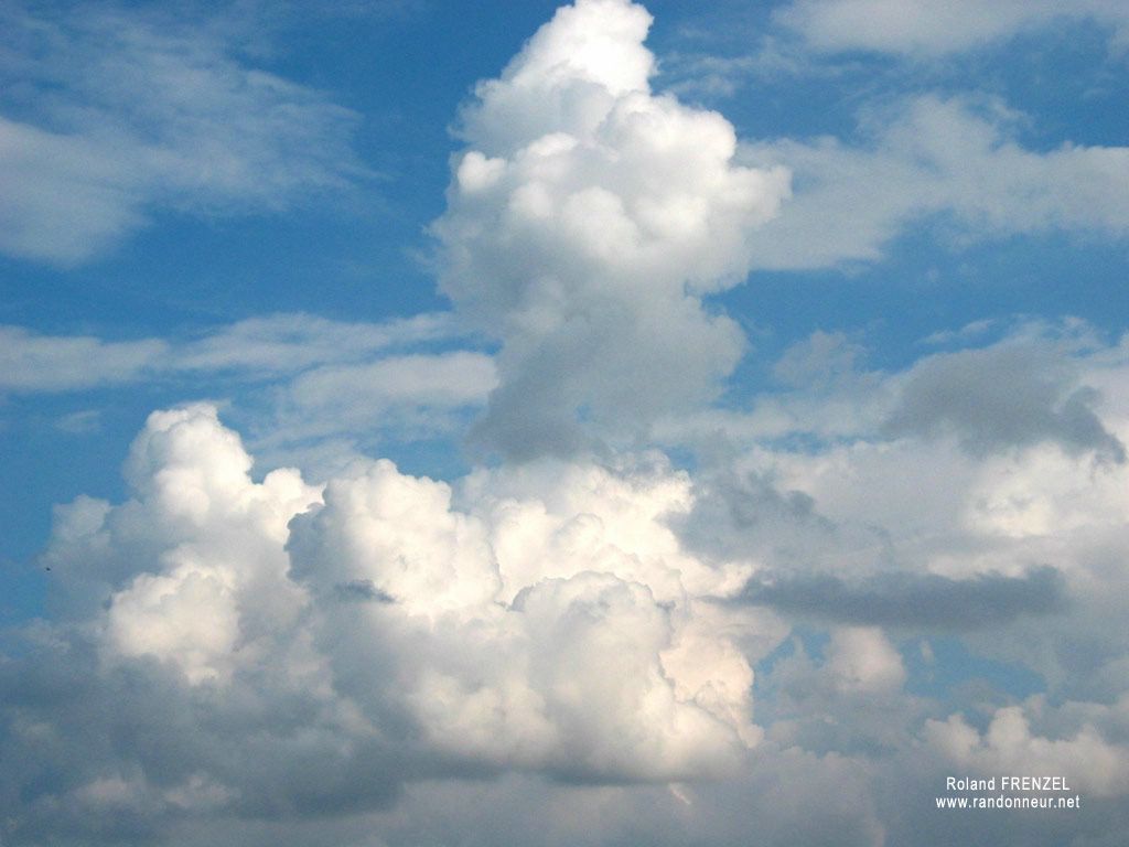 nuages fond ecran nuages