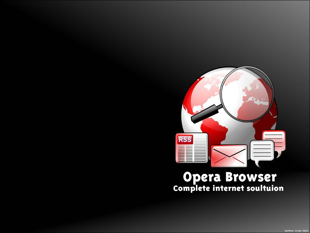 Opera Browser fond ecran Opera Browser