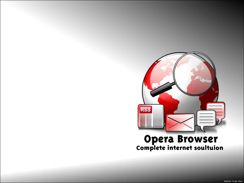 Opera Browser fond ecran Opera Browser