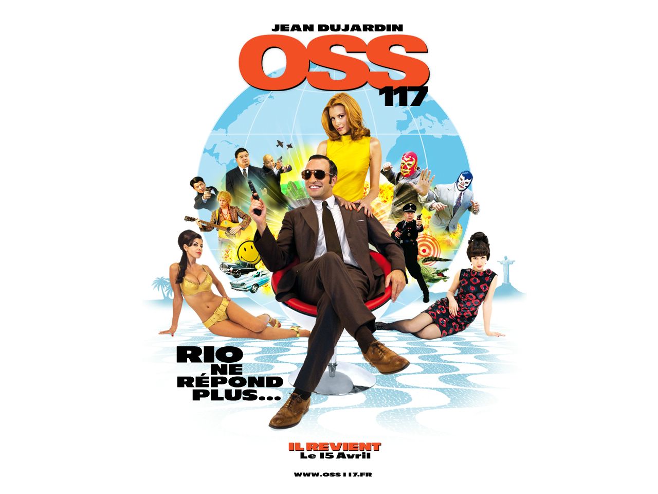 OSS 117 Rio fond ecran OSS 117 Rio