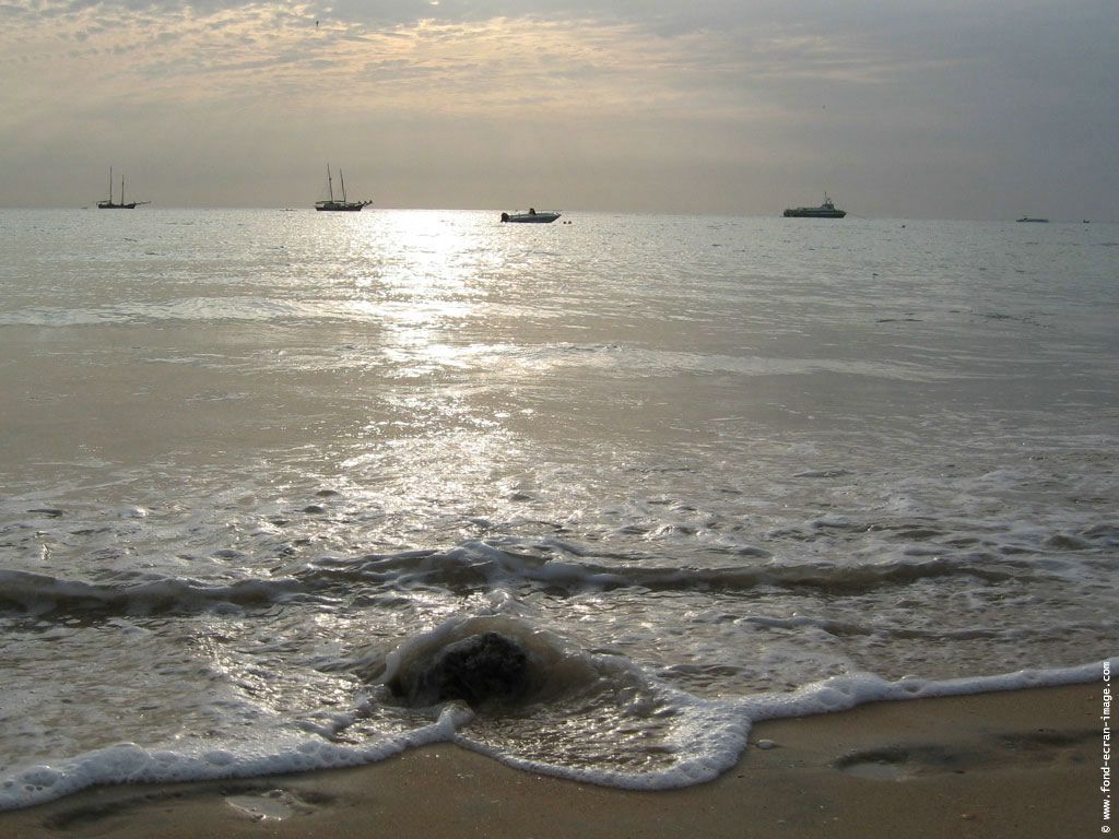 Plage fond ecran Plage