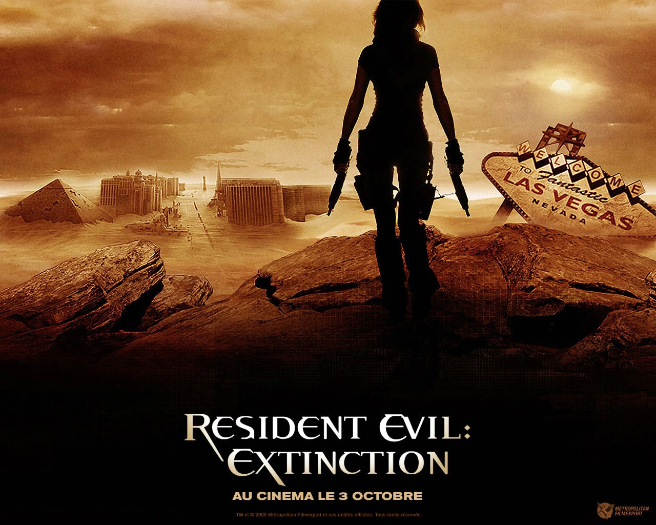 Resident Evil Extinction fond ecran Resident Evil Extinction