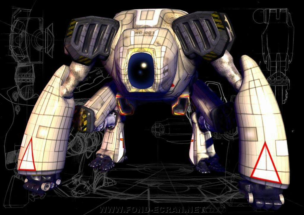 robot fond ecran robot