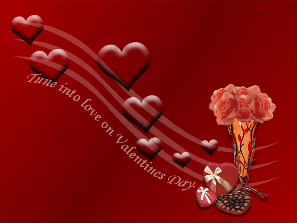 Saint Valentin fond ecran Saint Valentin