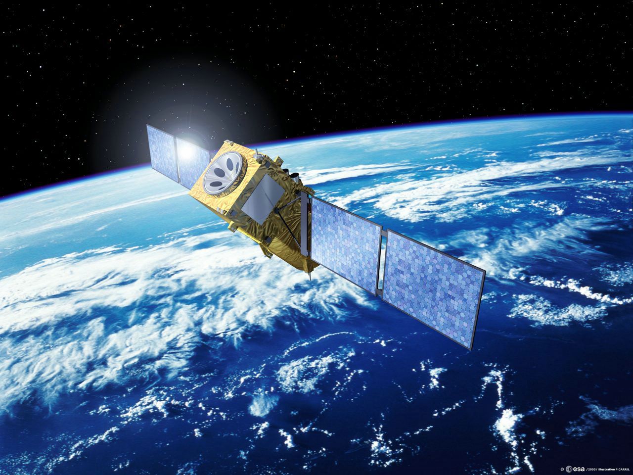 satellite fond ecran satellite