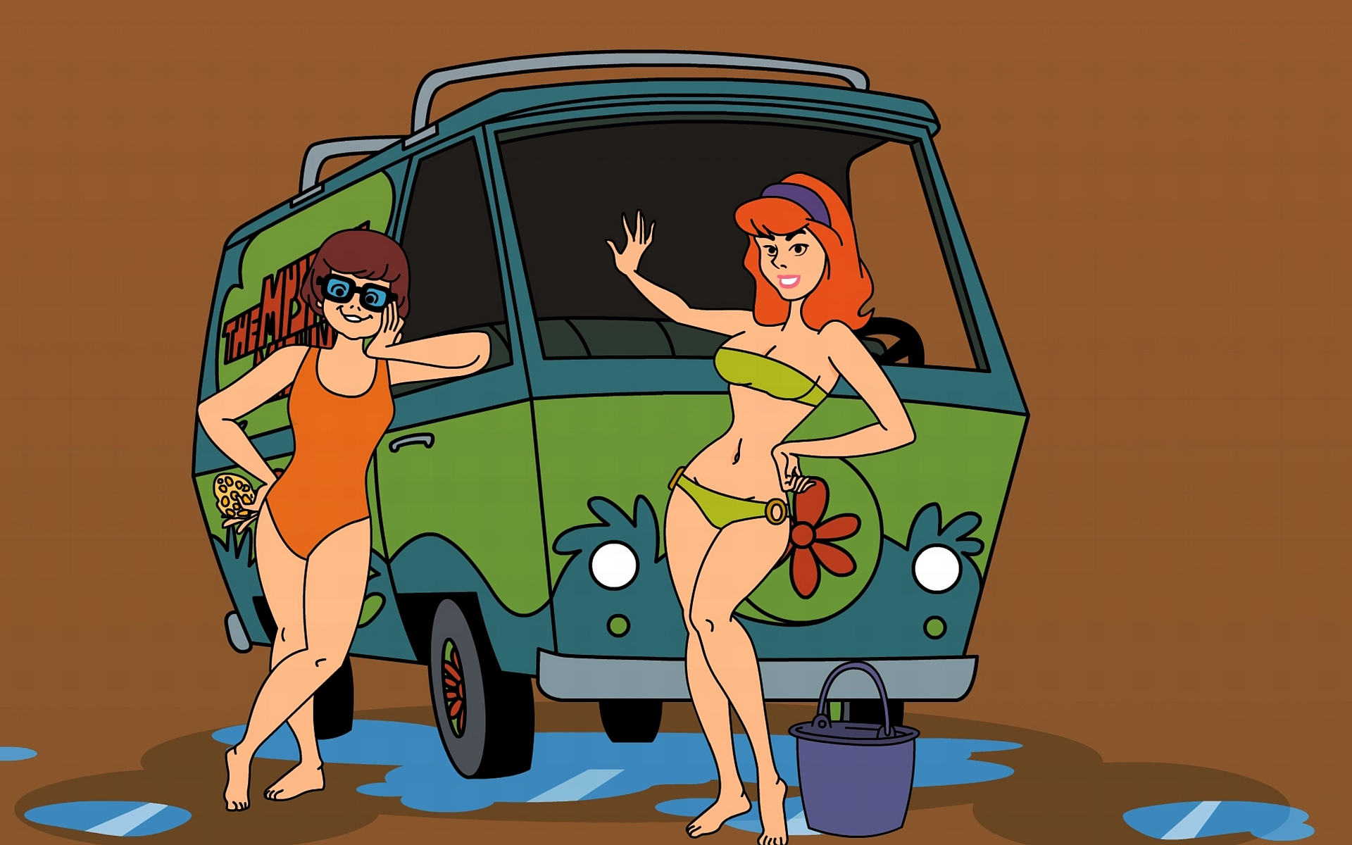 Scooby Doo : Daphné & Véra fond ecran Scooby Doo : Daphné & Véra