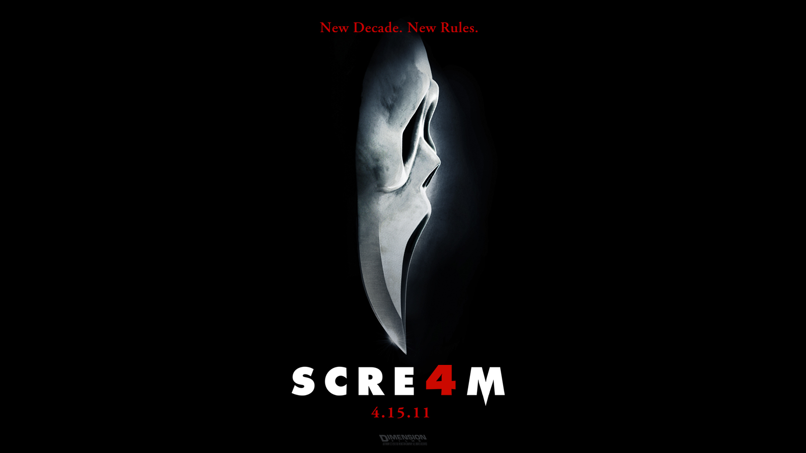 Scream 4 masque fond ecran Scream 4 masque