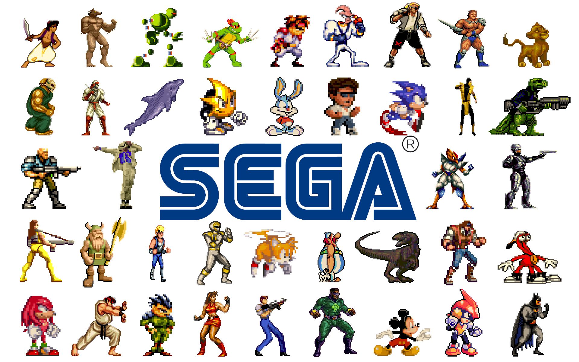 Sega : Logo fond ecran Sega : Logo