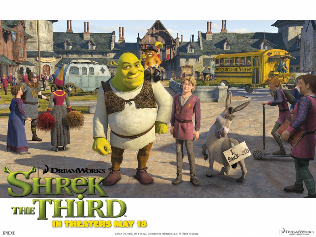 Shrek 3 fond ecran Shrek 3