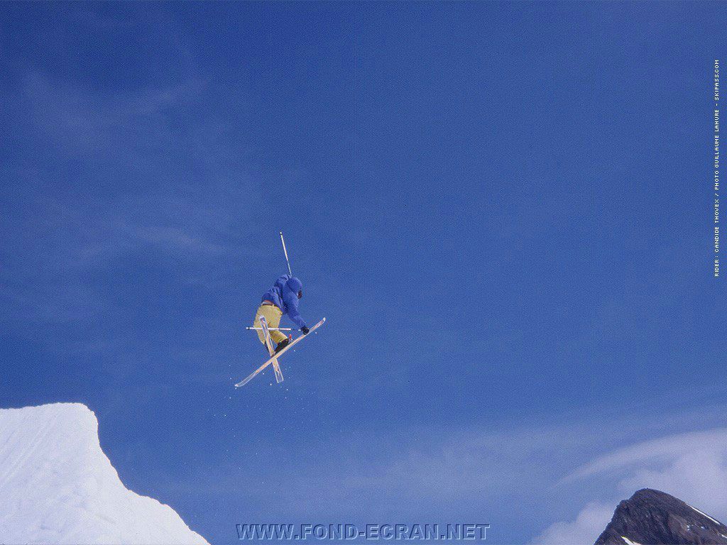 saut àski fond ecran saut àski