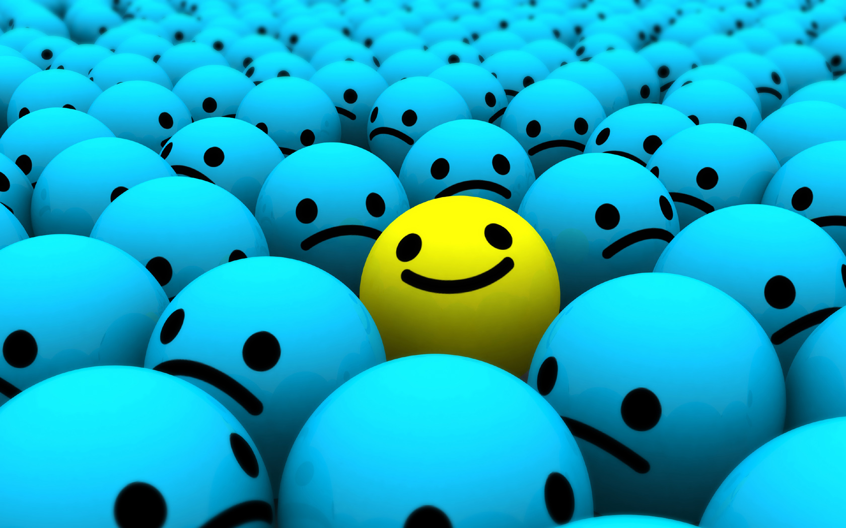 Smileys jaune et bleu fond ecran Smileys jaune et bleu