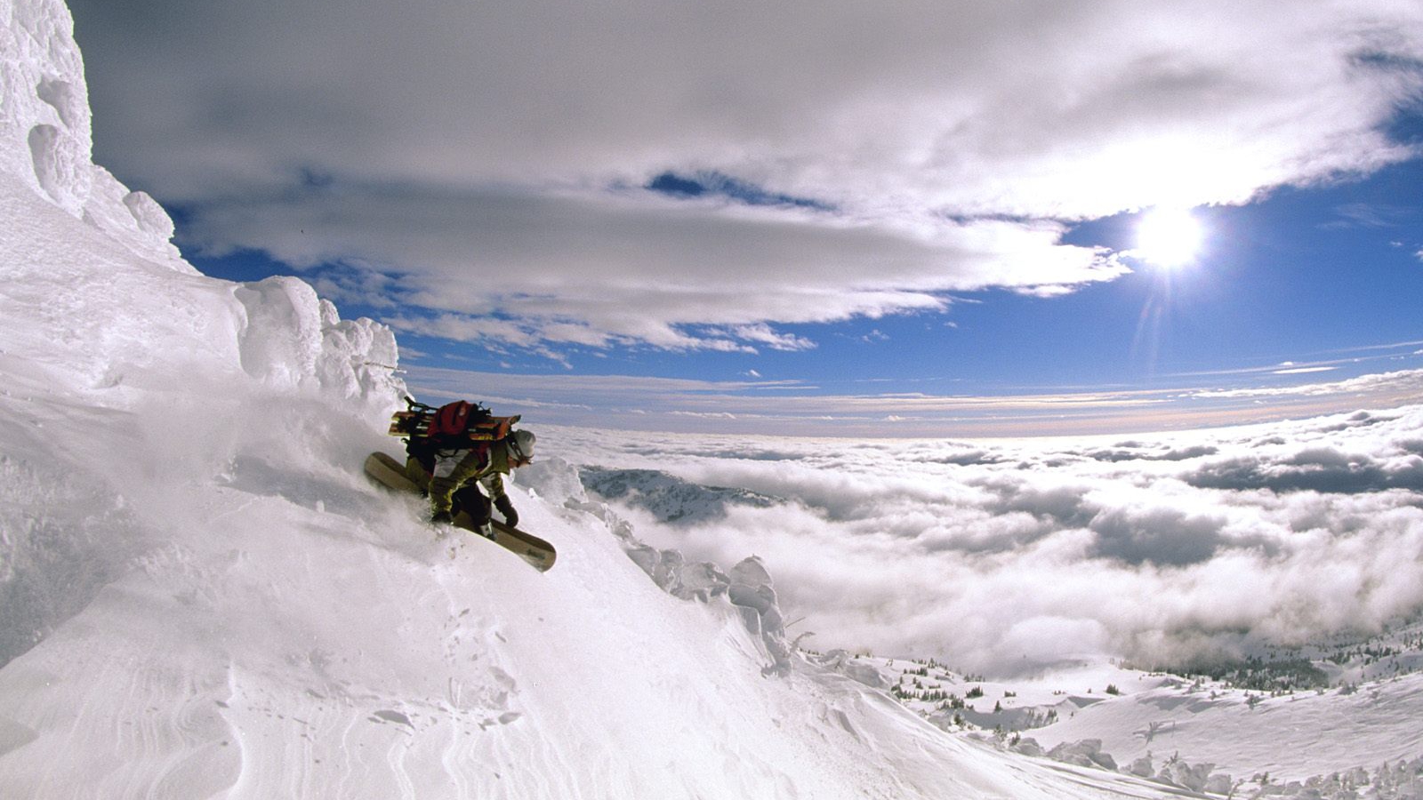 Snowboard fond ecran Snowboard