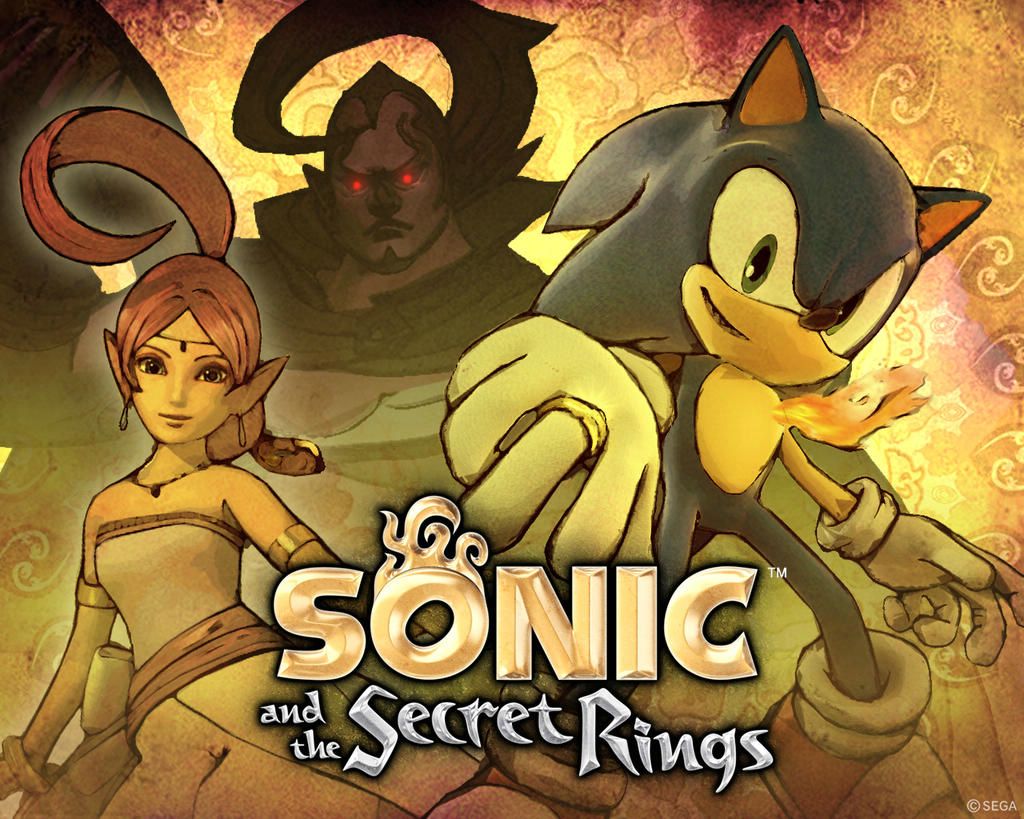 Sonic and the secret rings fond ecran Sonic and the secret rings