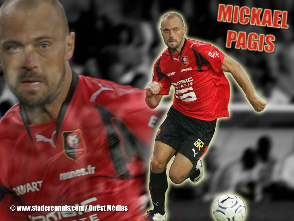 Stade Rennais : Mickael Pagis fond ecran Stade Rennais : Mickael Pagis
