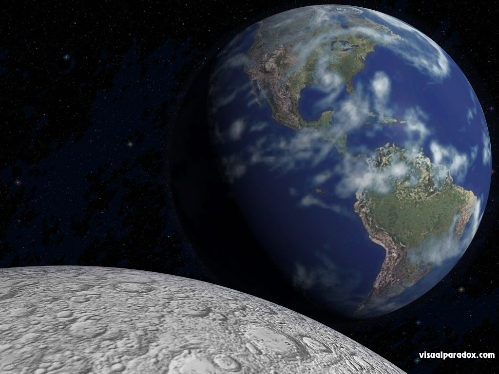 La Terre vue de la Lune fond ecran La Terre vue de la Lune