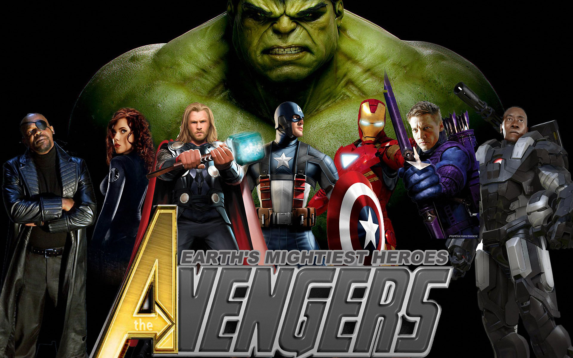 The Avengers : Equipe fond ecran The Avengers : Equipe