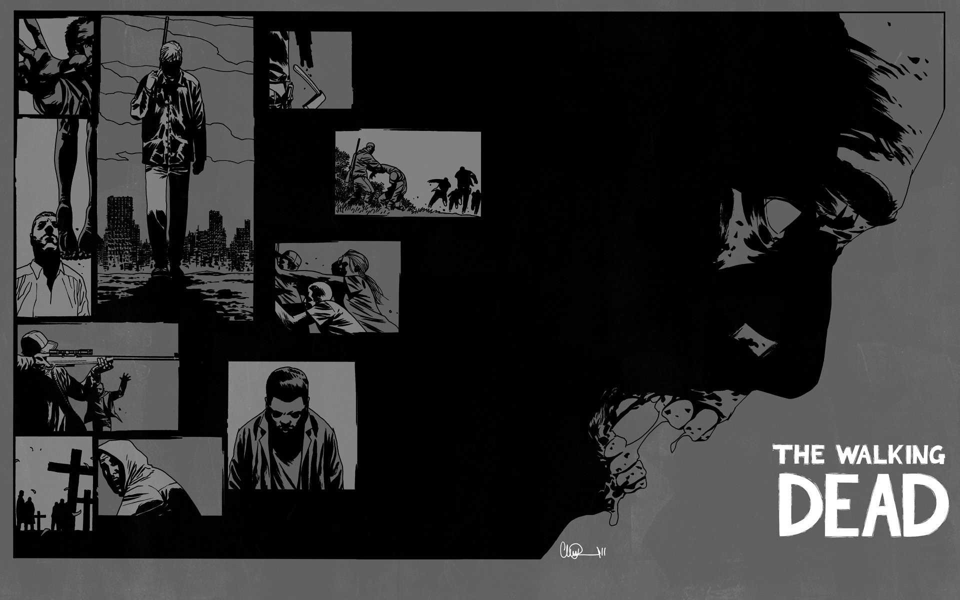 The Walking Dead fond ecran The Walking Dead