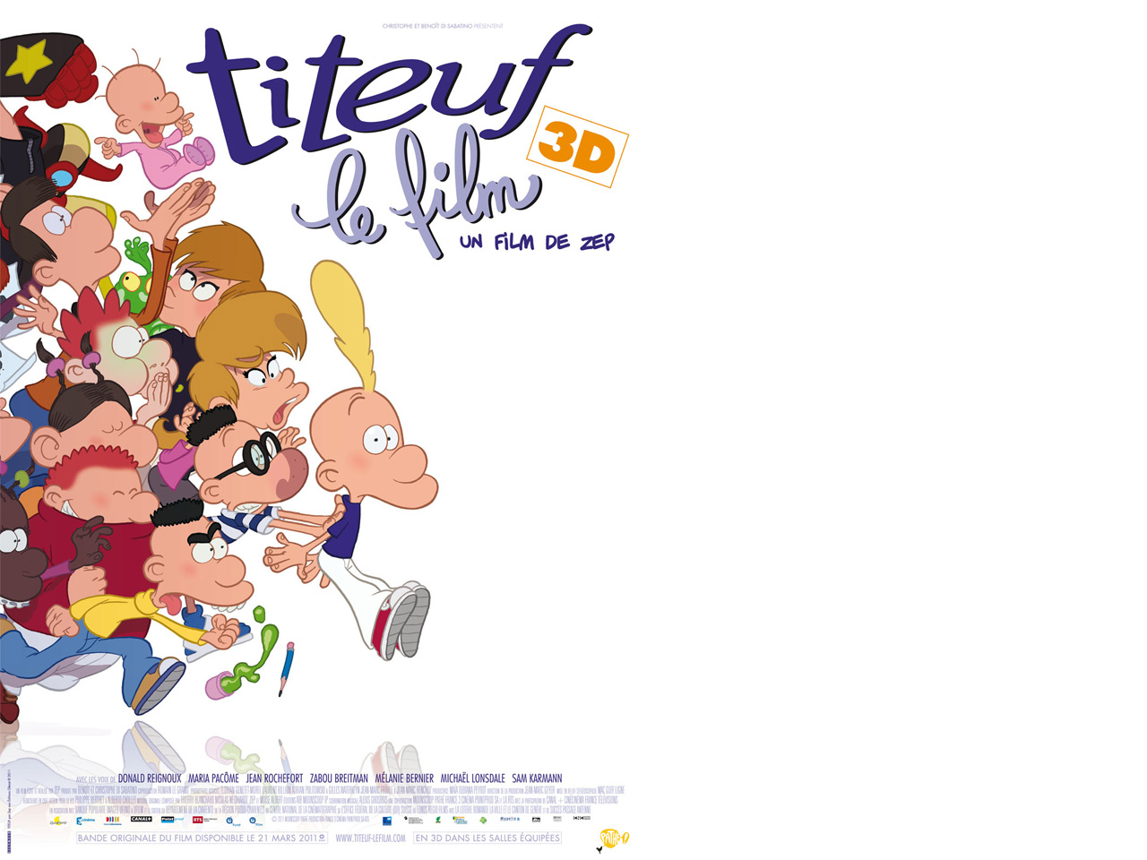 Titeuf en 3D fond ecran Titeuf en 3D