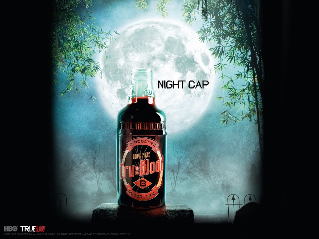 True Blood :Boisson fond ecran True Blood :Boisson