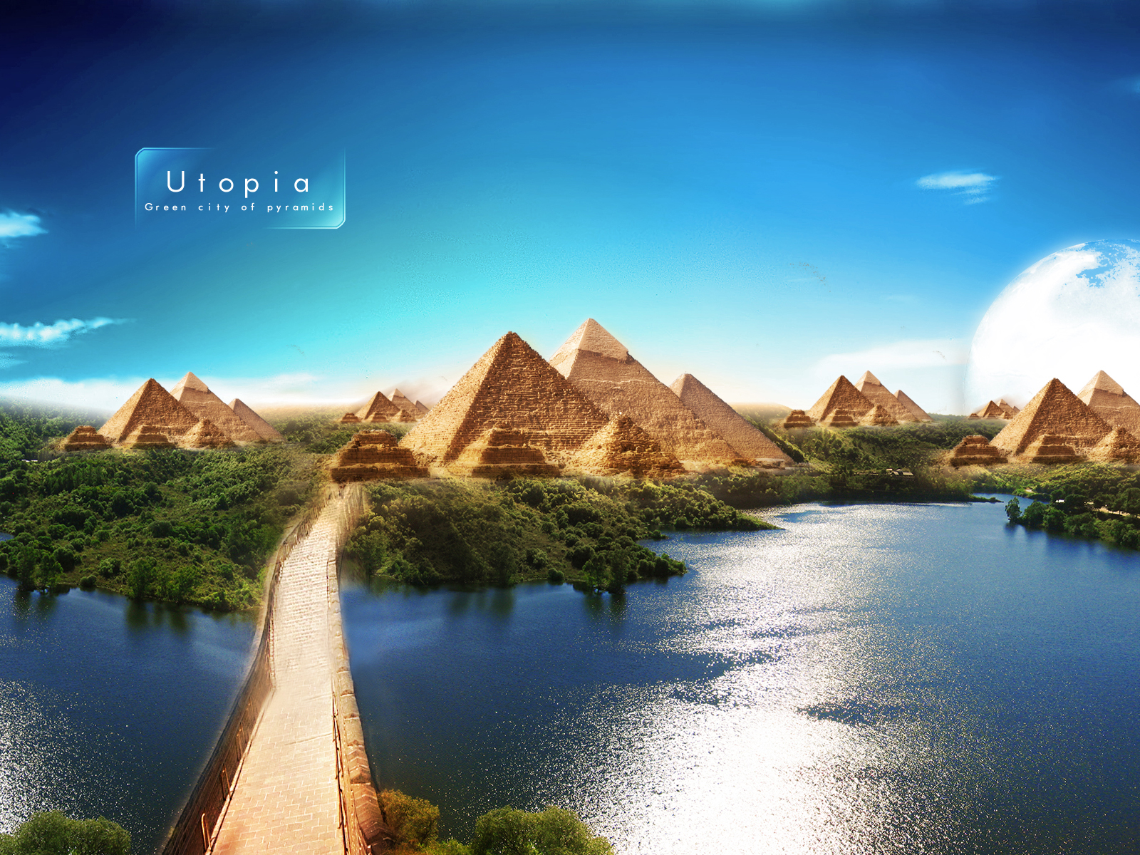 Utopia Pyramides fond ecran Utopia Pyramides