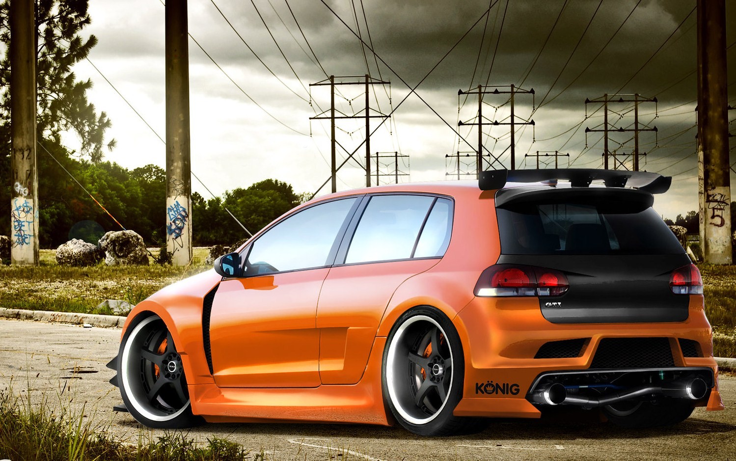 Volkswagen : Tuning fond ecran Volkswagen : Tuning