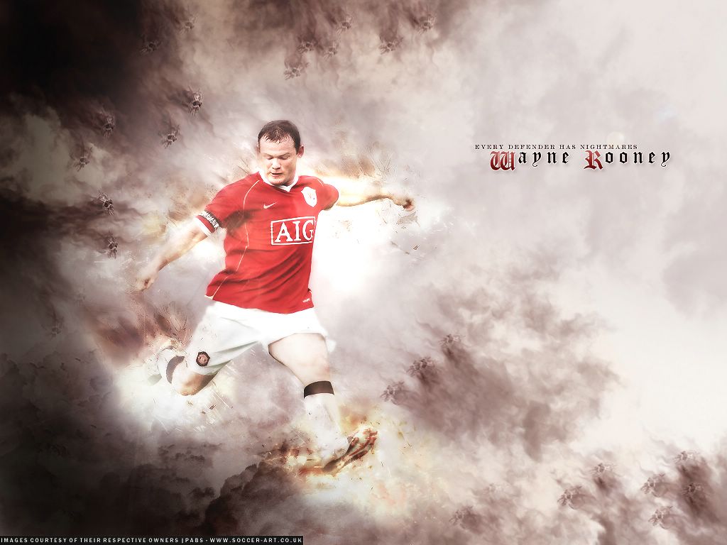 Wayne Rooney à Manchester United fond ecran Wayne Rooney à Manchester United
