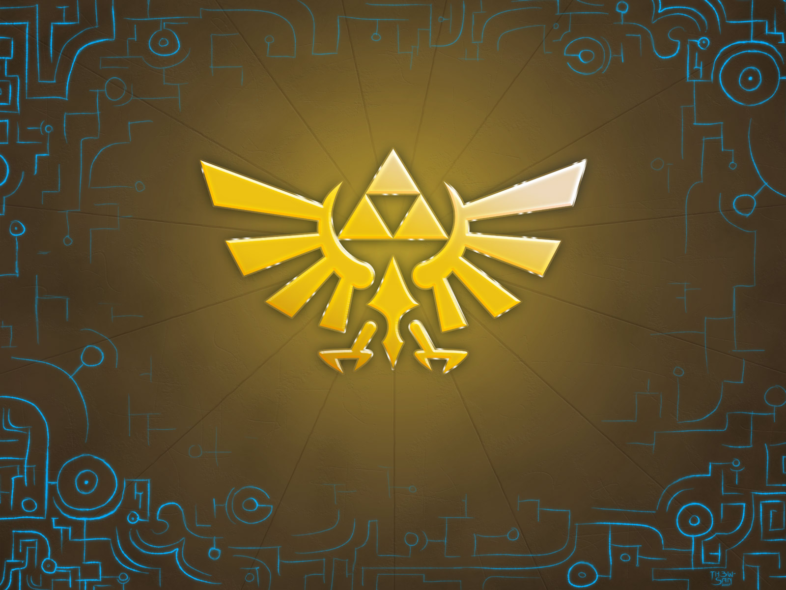 Zelda : Triforce fond ecran Zelda : Triforce