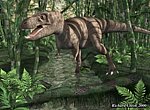 fond ecran  T-Rex en 3D