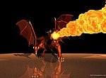 fond ecran  Dragon 3D