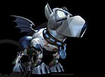 fond ecran  Chien robot en 3D