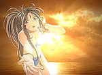 fond ecran  ah my goddess