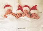fond ecran  Anne Geddes: bébés Noël