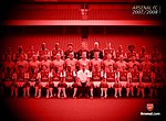 fond ecran  Arsenal FC 2007 - 2008
