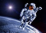 fond ecran  astronaute