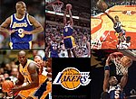fond ecran  joueurs des LA Lakers