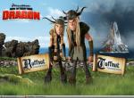 fond ecran Dragons : Ruffnut & Tuffnut