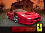 fond ecran  ferrari F50