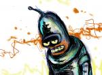 fond ecran  Futurama : Bender
