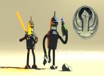 fond ecran  Futurama : Bender